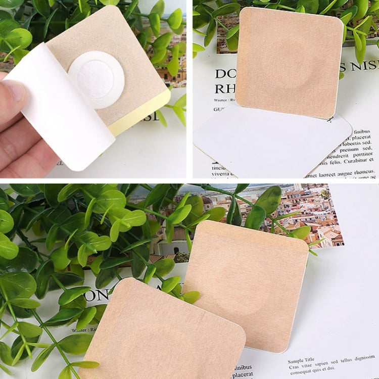 10pcs 042 Spunlace Non-woven Stickers Anti-osmosis Three-volt Belly Button Plaster, Size: 8x8x3.5cm(Plum Shape), 8x8x3.5cm