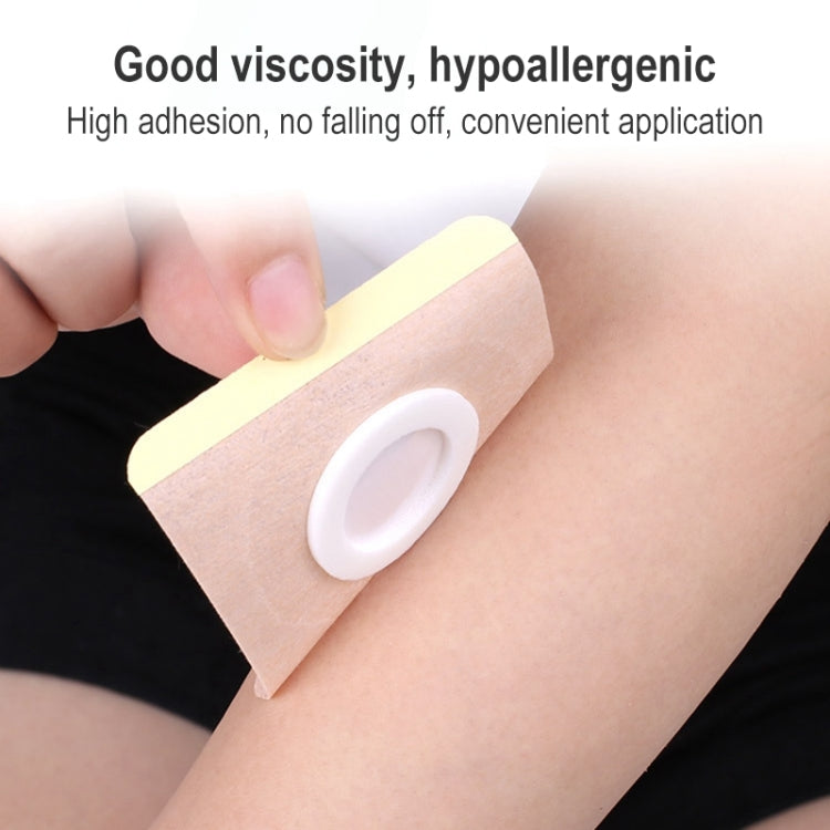 10pcs 042 Spunlace Non-woven Stickers Anti-osmosis Three-volt Belly Button Plaster, Size: 8x8x3.5cm(Plum Shape), 8x8x3.5cm