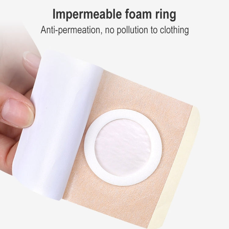 10pcs 042 Spunlace Non-woven Stickers Anti-osmosis Three-volt Belly Button Plaster, Size: 8x8x3.5cm(Plum Shape), 8x8x3.5cm