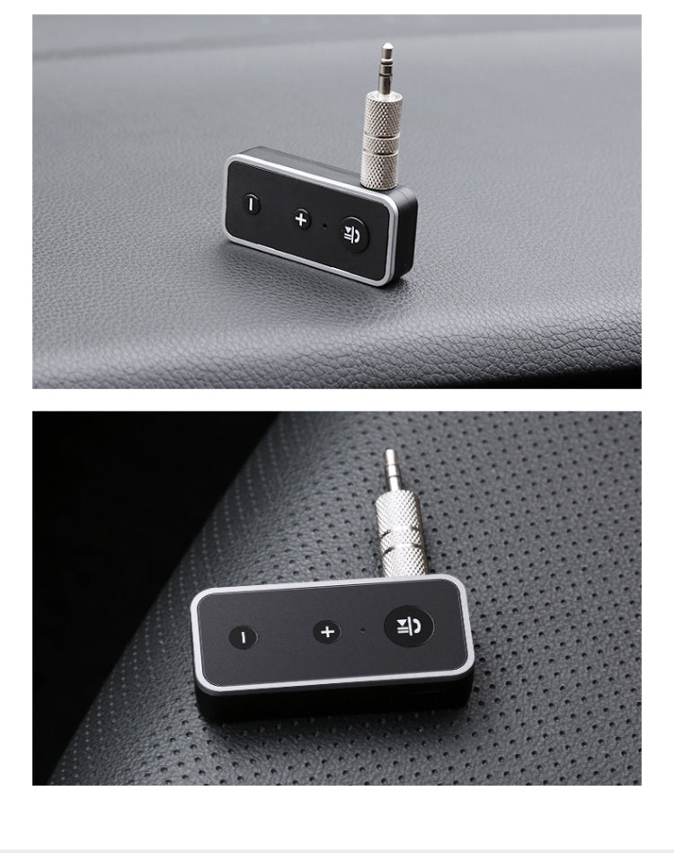 Bluetooth 5.0 audio receiver 3.5AUX car speaker headphones universal one tow two talk, Bluetooth 5.0