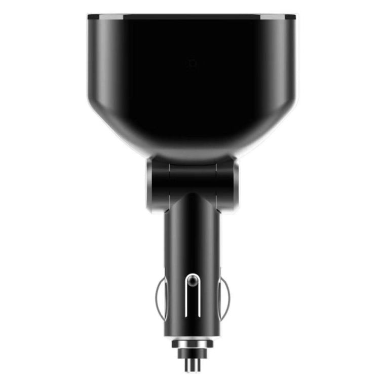 2 Cigarette Lighters + 2 USB Ports Multi-function Car Charger with Digital Display, Cigarette Lighters