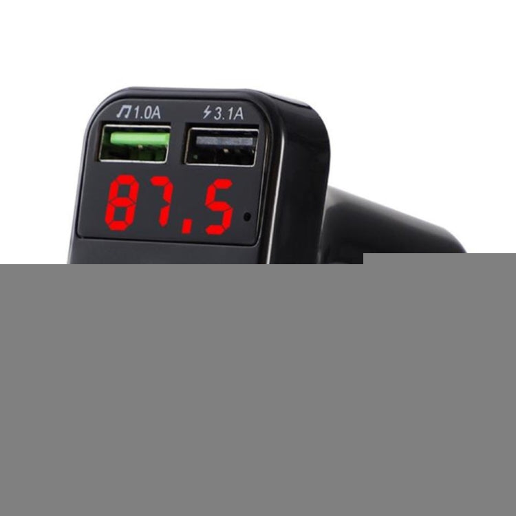 X3 Wireless 5.0 Handsfree Car Kit FM Wireless Audio Receiver Transmitter MP3 Player Dual USB Digital Fast Charger, X3