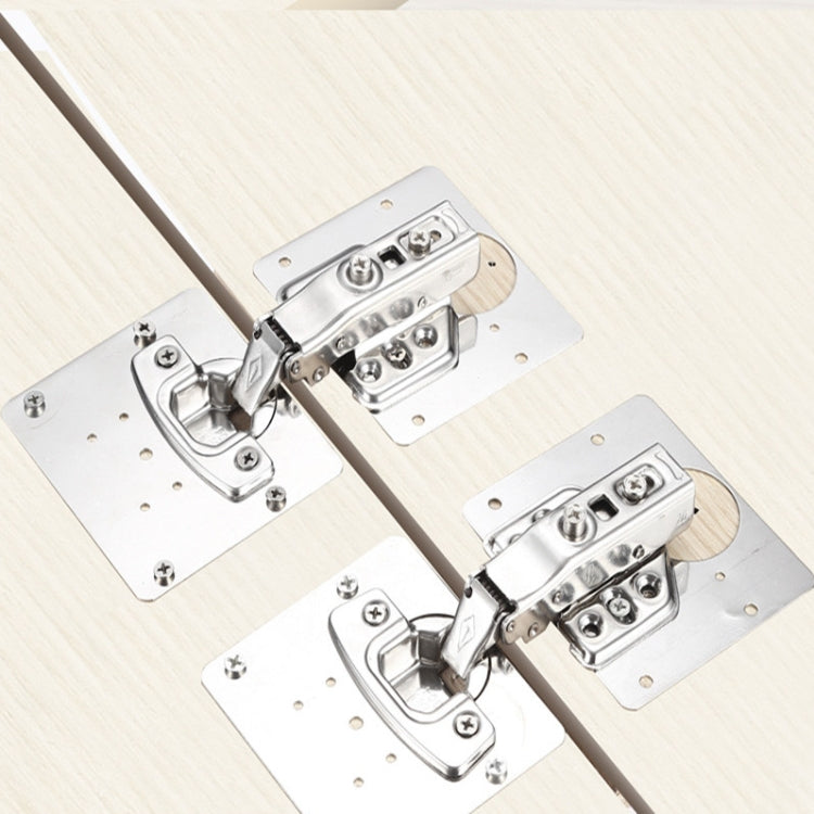 304 Stainless Steel Hinge Hydraulic Damping Mute Thickening Buffer Hinge (Set), Buffer Hinge Set