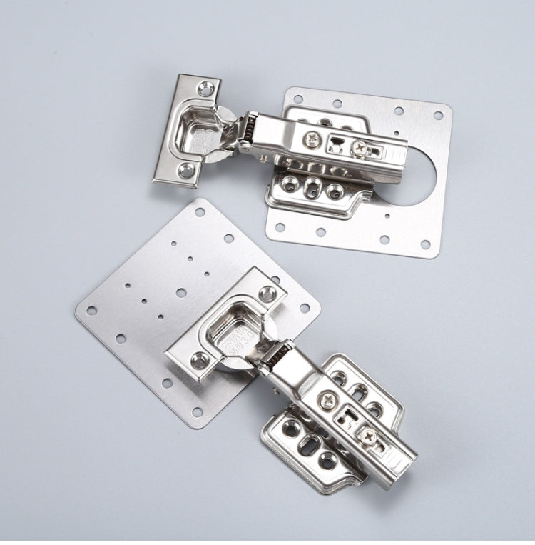 304 Stainless Steel Hinge Hydraulic Damping Mute Thickening Buffer Hinge (Set), Buffer Hinge Set