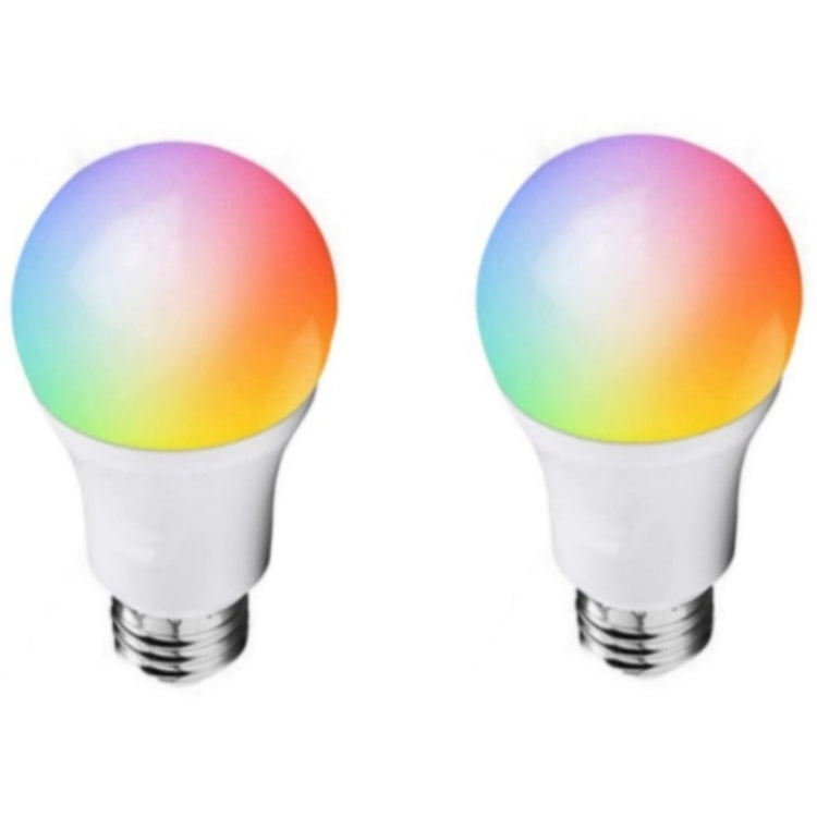 DP01 2pcs TUYA WiFi Smart Light Bulb 15W E26 E27 RGB + White + Warm White LED Bulb, 2PCS
