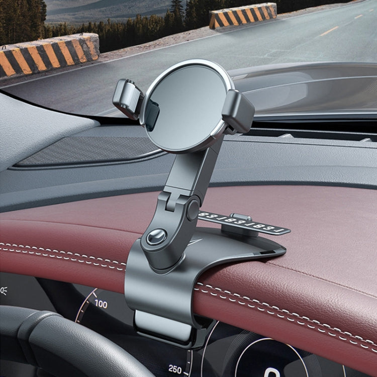 088 With Parking Phone Sign 360 Degrees Rotation Car Dashboard Mount Cell Phone Holder