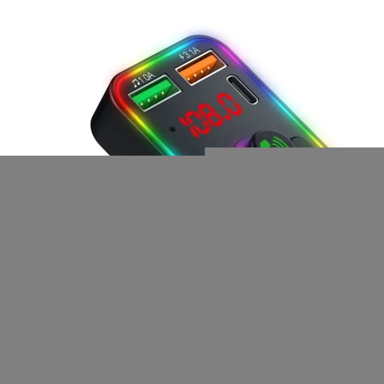 P3 Car Bluetooth Hands-Free AUX Audio Car MP3 Player FM Transmitter PD Fast Charger, P3