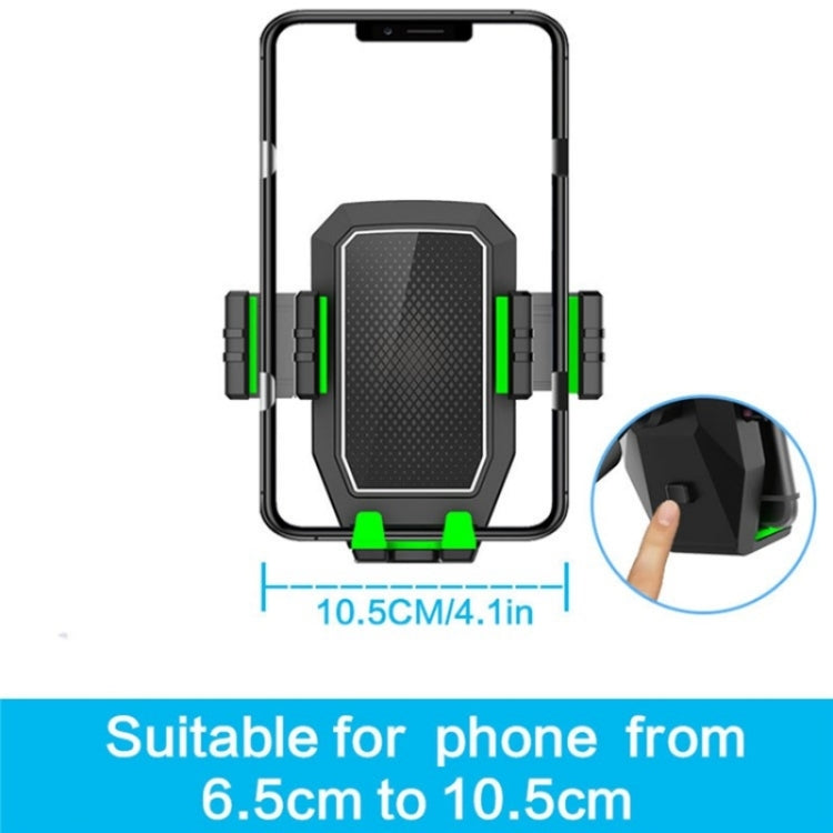 D04 Wth 2 Coffee Cup Car Cup Holder Adjustable Rotating Cell Phone Car Mount Holder, D04 (Grey), D04 (Green)