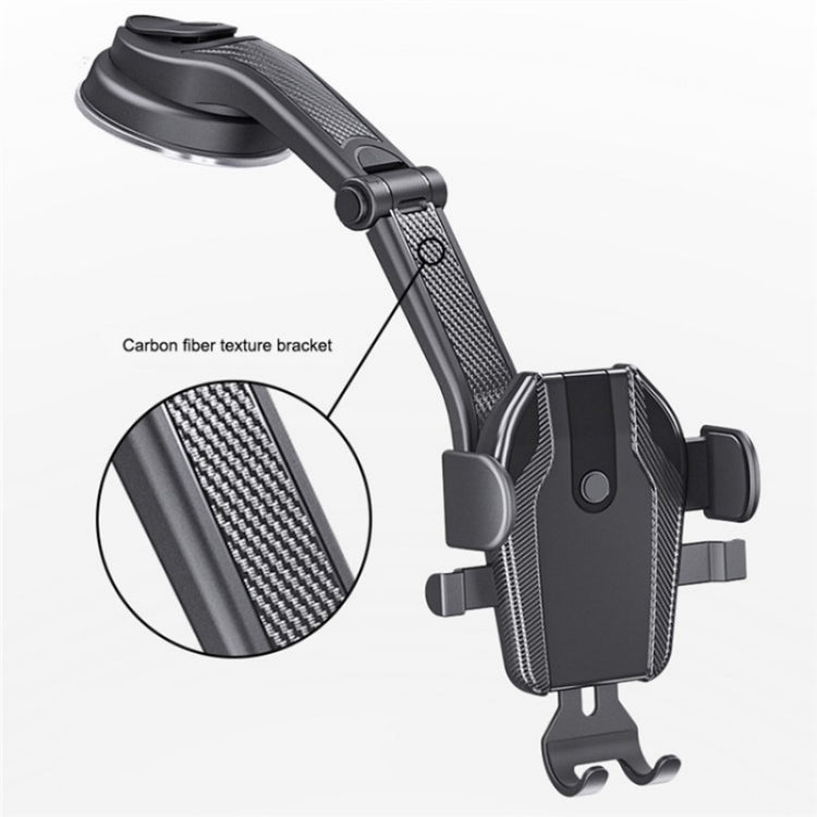 ES281 Car Dashboard Windshield Air Vent Suction Cup Phone Holder For 4-6.7 Inch Phone Mount, ES281