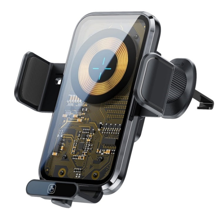 X11s 66W High Power Transparent Car Wireless Charger Phone Bracket, X11s (Titanium), X11s (Silver)