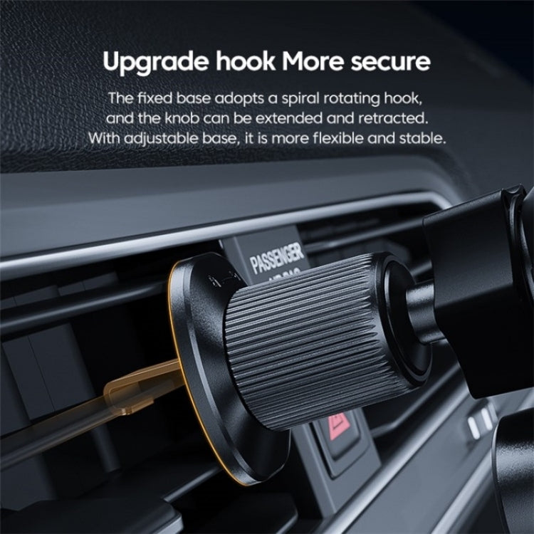 X15 Wireless Charger Mobile Phone Bracket Car Air Vent Cell Phone Mount Holder, X15 (Silver), X15 (Black)