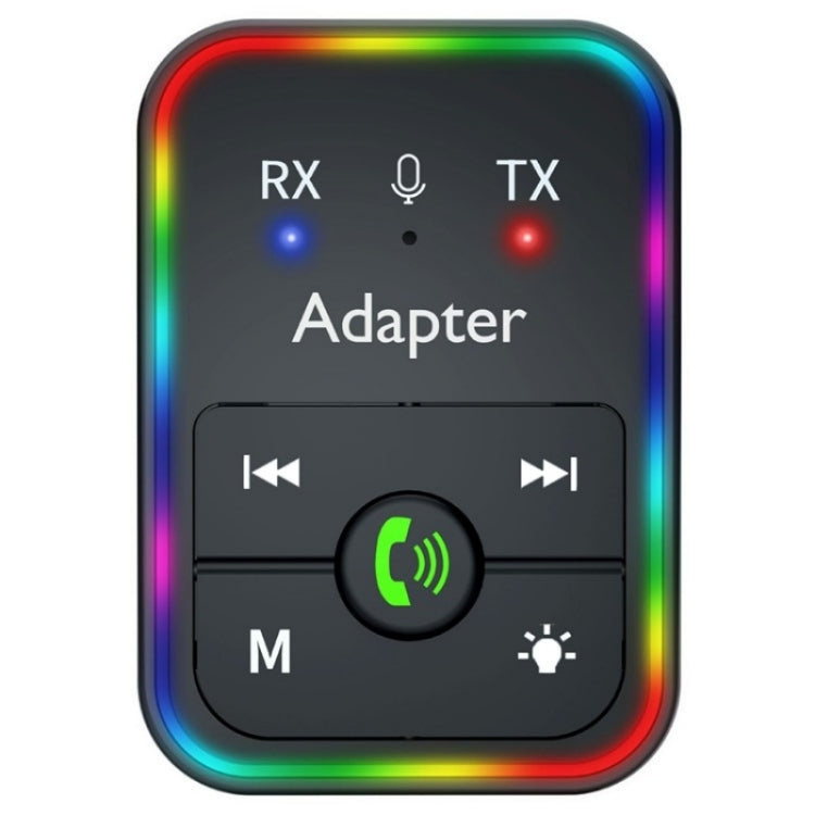Q9 Support TF Card Playback 2-in-1 Bluetooth 5.3 Wireless Transmitter / Receiver MP3 Player, Q9