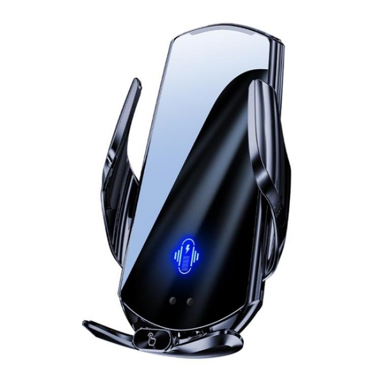 Q15 Car Vehicle Navigation Phone Holder Car Air Vent Mount Magnetic Wireless Charging Stand, Q15 Black, Q15 Silver