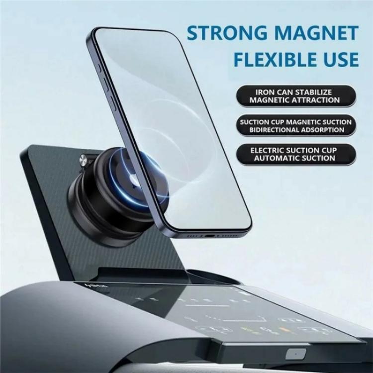 CZ07 Extendable Navigation Stand Car Phone Mount Magnetic Vacuum Suction Dashboard Holder, CZ07