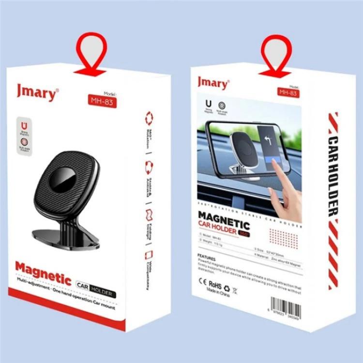 JMARY MH-83 Easy and Fast Installation Rotation Car Magnetic Phone Holder, MH-83