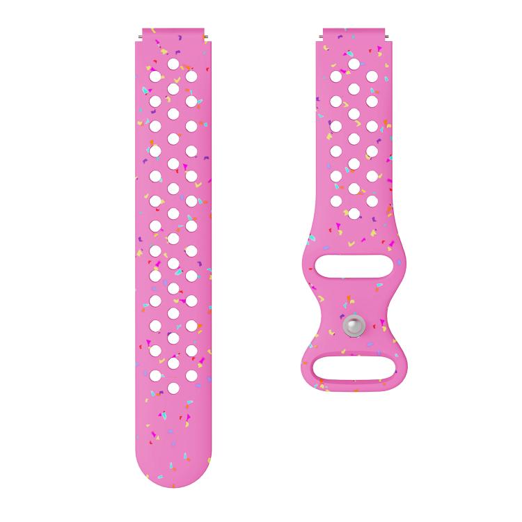 Eco-Friendly Granular Colorful Dots Silicone Watch Band