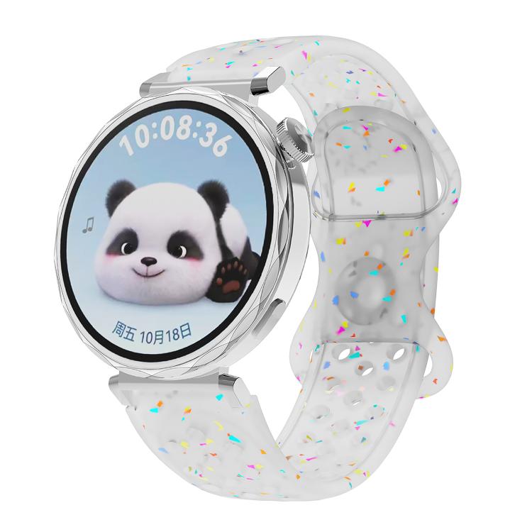 Eco-Friendly Granular Colorful Dots Silicone Watch Band