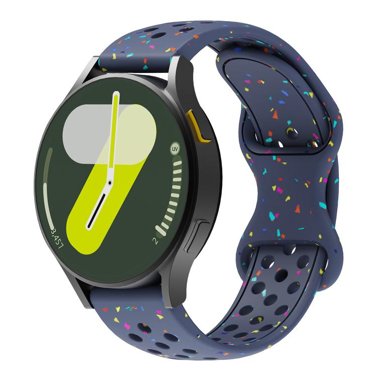 Eco-Friendly Granular Colorful Dots Silicone Watch Band