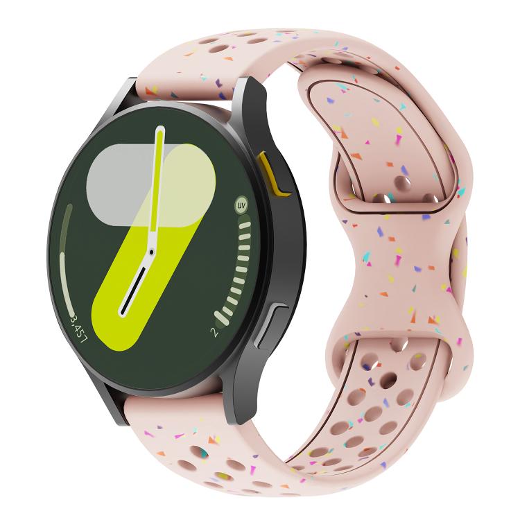 Eco-Friendly Granular Colorful Dots Silicone Watch Band
