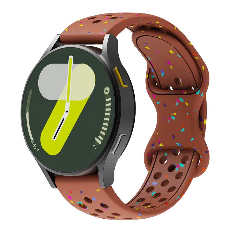 Eco-Friendly Granular Colorful Dots Silicone Watch Band