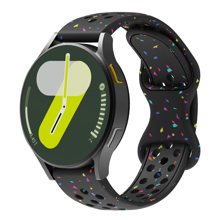 Eco-Friendly Granular Colorful Dots Silicone Watch Band