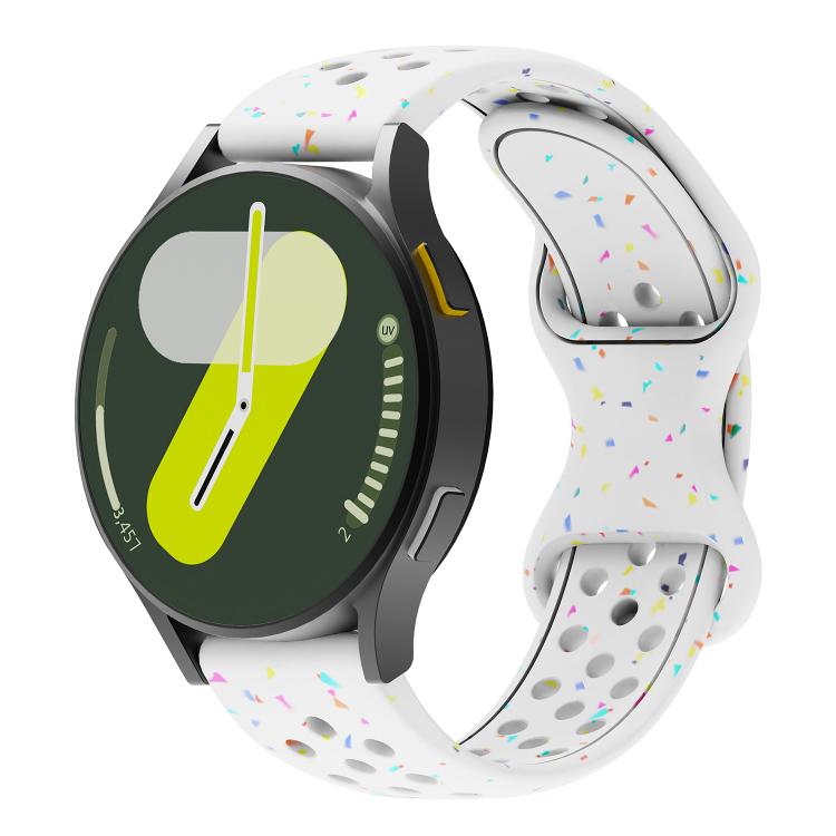 Eco-Friendly Granular Colorful Dots Silicone Watch Band