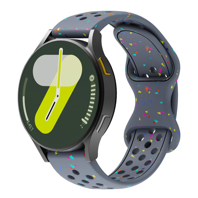 Eco-Friendly Granular Colorful Dots Silicone Watch Band
