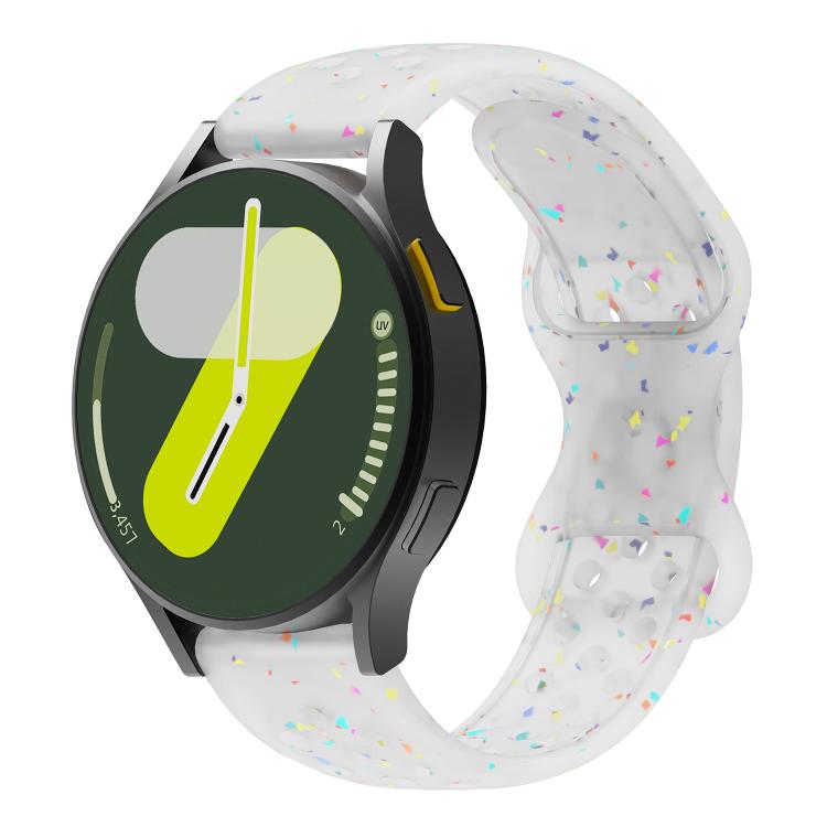 Eco-Friendly Granular Colorful Dots Silicone Watch Band