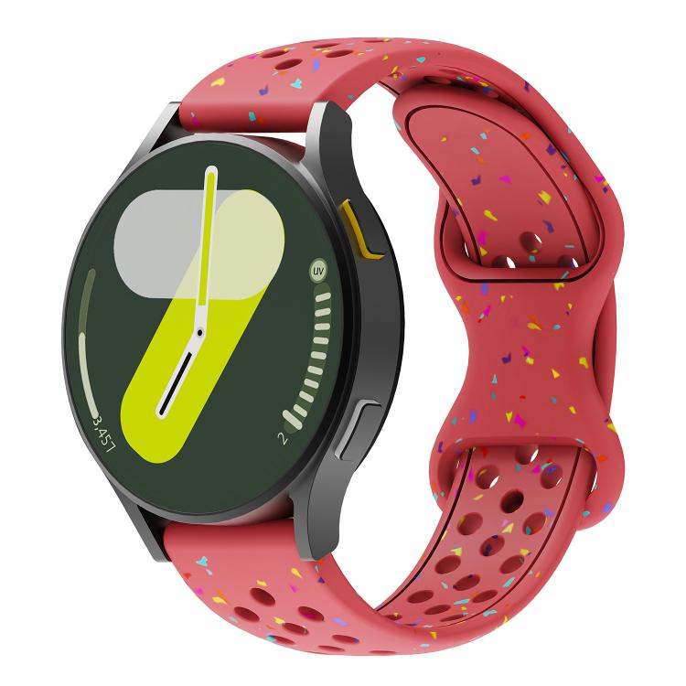 Eco-Friendly Granular Colorful Dots Silicone Watch Band