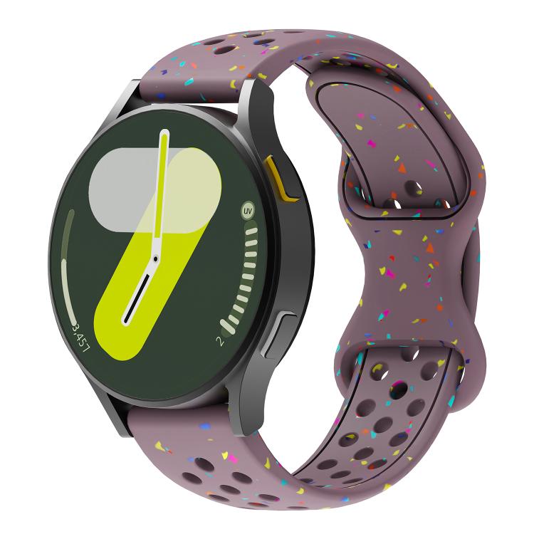 Eco-Friendly Granular Colorful Dots Silicone Watch Band