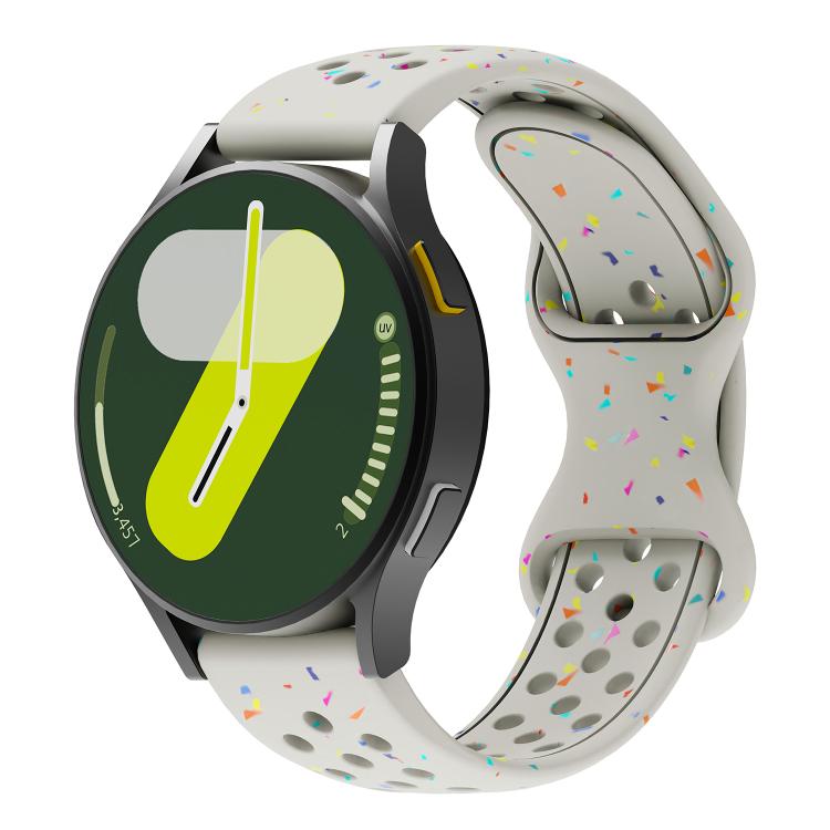 Eco-Friendly Granular Colorful Dots Silicone Watch Band