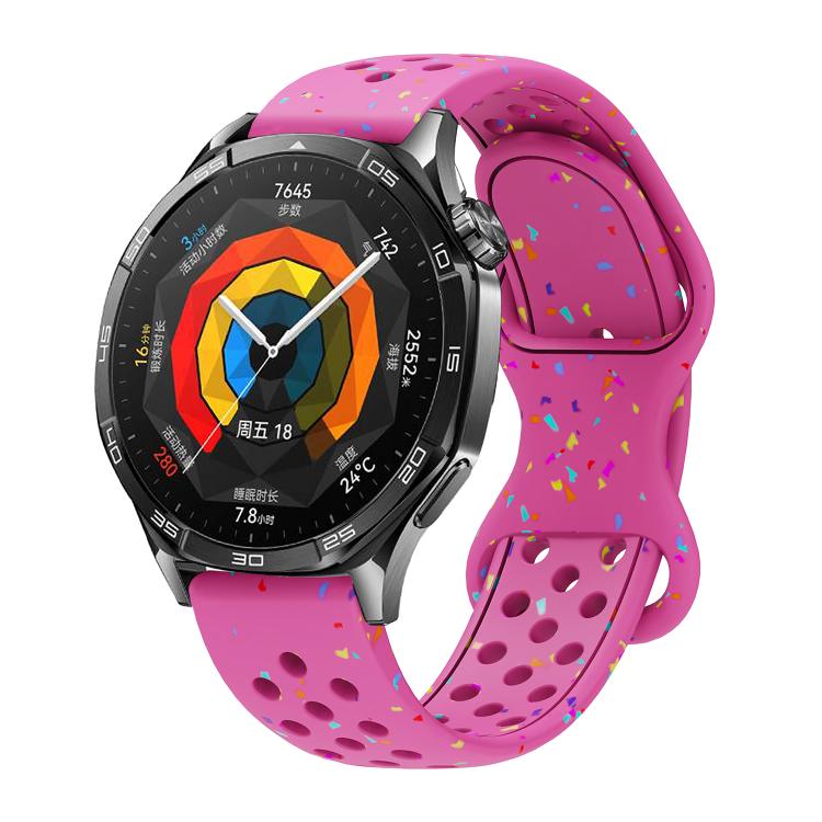 Eco-Friendly Granular Colorful Dots Silicone Watch Band
