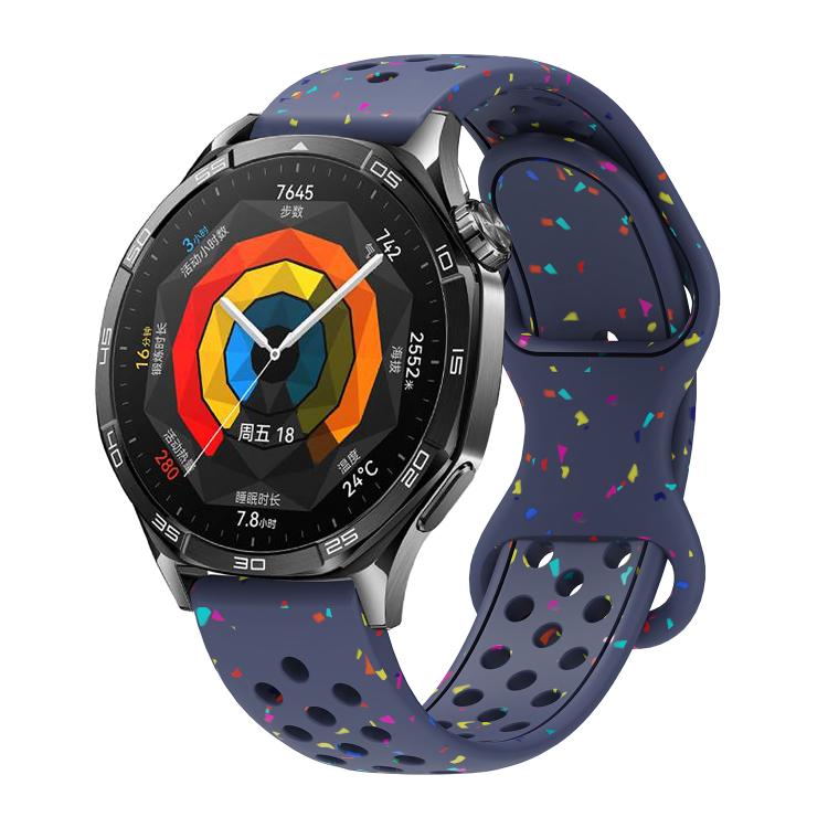 Eco-Friendly Granular Colorful Dots Silicone Watch Band