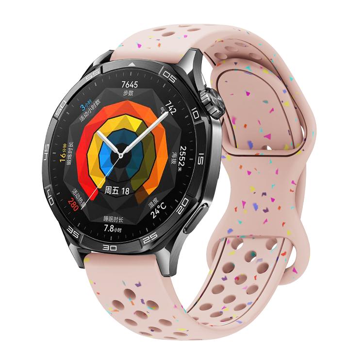 Eco-Friendly Granular Colorful Dots Silicone Watch Band