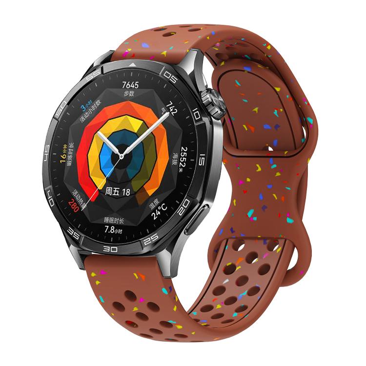 Eco-Friendly Granular Colorful Dots Silicone Watch Band