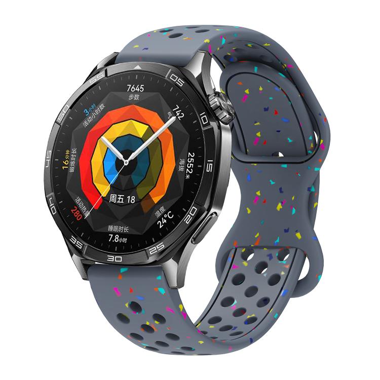 Eco-Friendly Granular Colorful Dots Silicone Watch Band