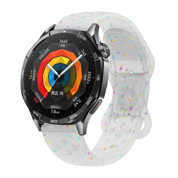 Eco-Friendly Granular Colorful Dots Silicone Watch Band