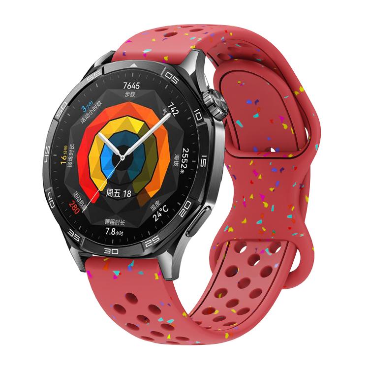 Eco-Friendly Granular Colorful Dots Silicone Watch Band
