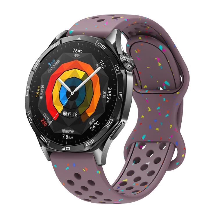 Eco-Friendly Granular Colorful Dots Silicone Watch Band