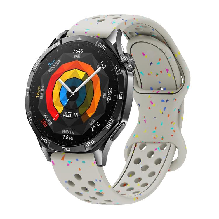 Eco-Friendly Granular Colorful Dots Silicone Watch Band
