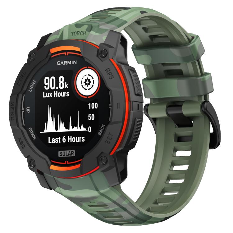 Camouflage Printed Silicone Watch Band
