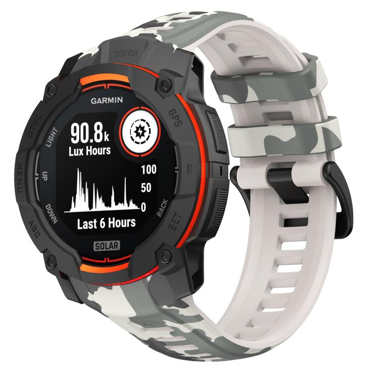 Camouflage Printed Silicone Watch Band