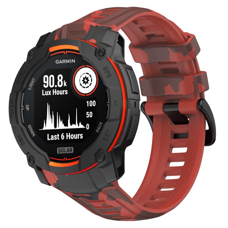 Camouflage Printed Silicone Watch Band