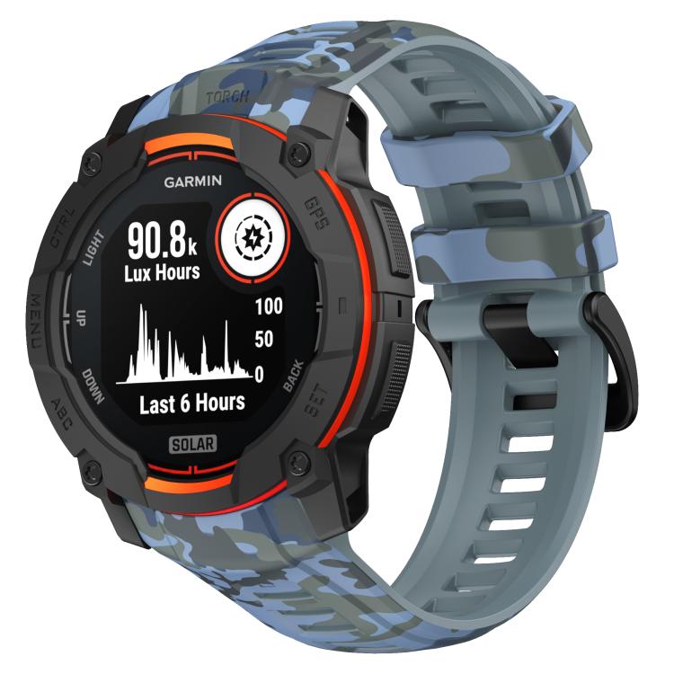 Camouflage Printed Silicone Watch Band