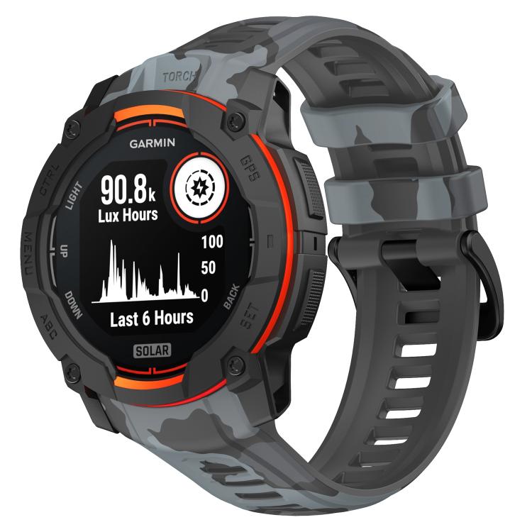 Camouflage Printed Silicone Watch Band
