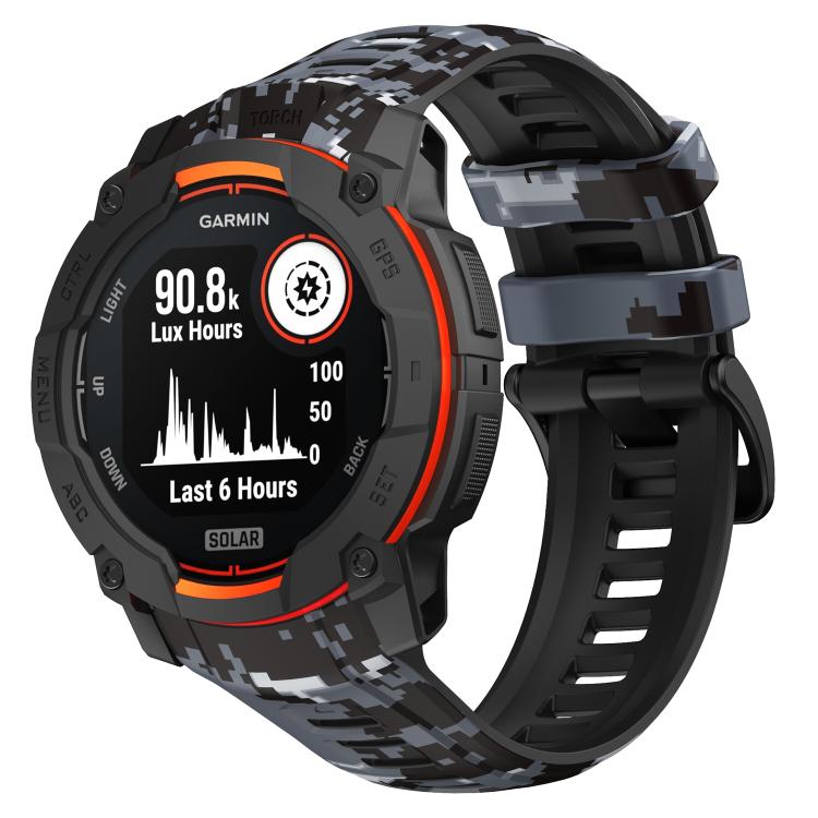 Camouflage Printed Silicone Watch Band