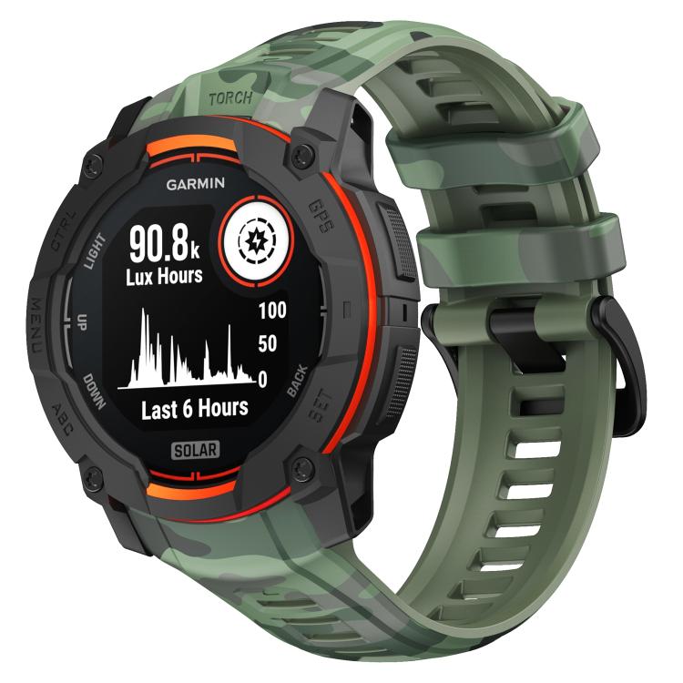 Camouflage Printed Silicone Watch Band