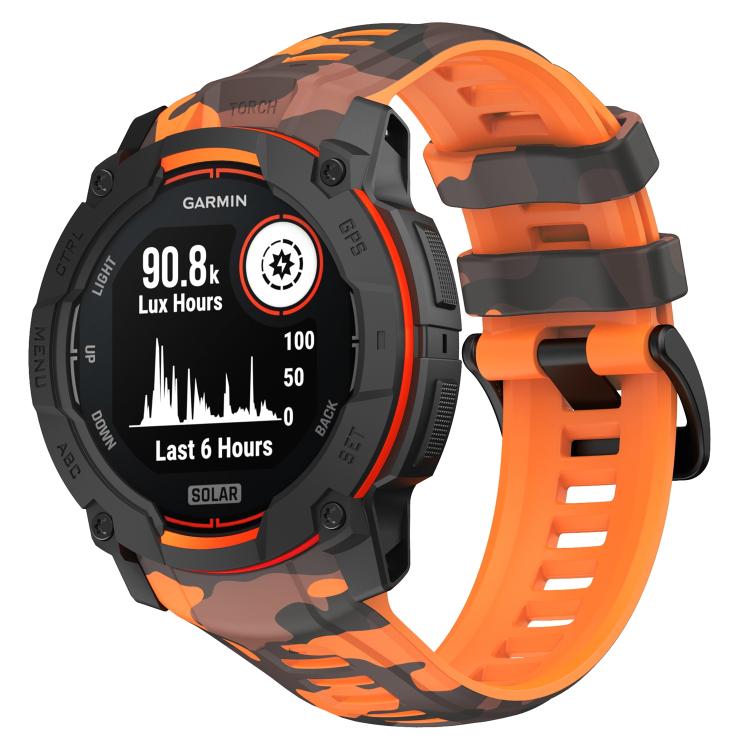 Camouflage Printed Silicone Watch Band