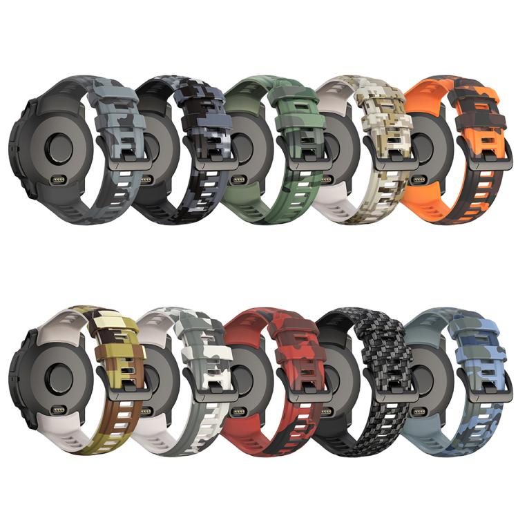 Camouflage Printed Silicone Watch Band