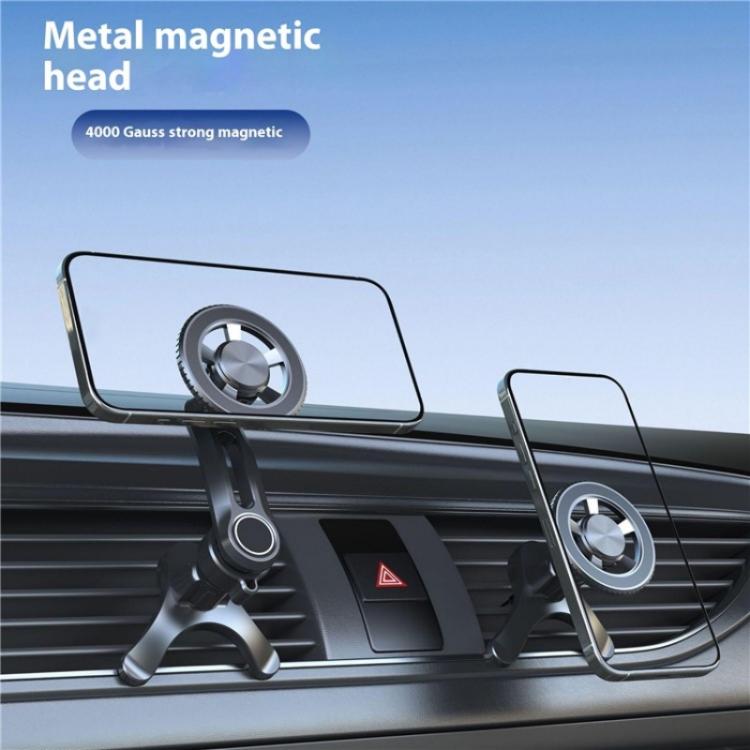 V005 360 Degree Rotatable Air Vent Holder Bracket Compatible With MagSafe Car Phone Mount, V005 (Gear Type), V005 (Single Hole)
